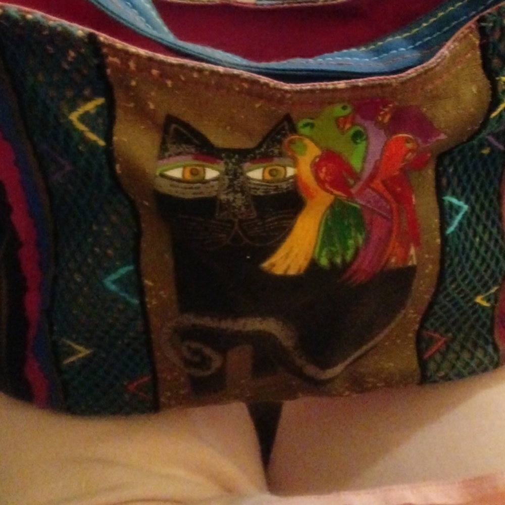 Laurel Burch Canvas Shoulder Bag